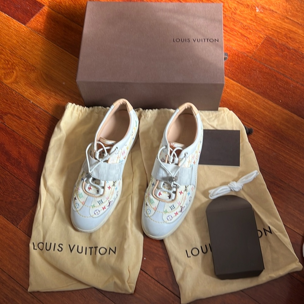 Authentic Louis Vuitton monogram multicolor sneakers